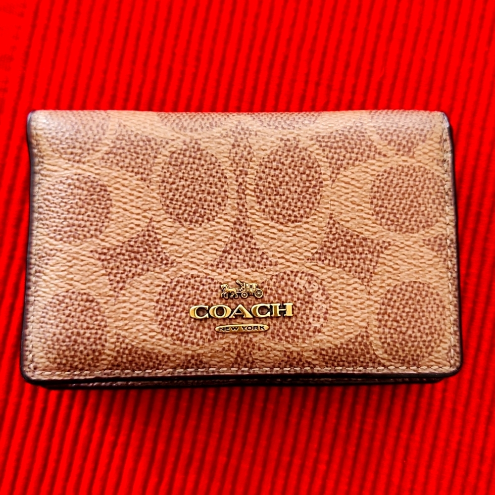 Coach card wallet